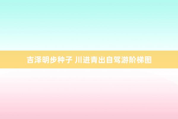 吉泽明步种子 川进青出自驾游阶梯图