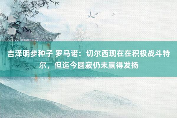 吉泽明步种子 罗马诺：切尔西现在在积极战斗特尔，但迄今圆寂仍未赢得发扬