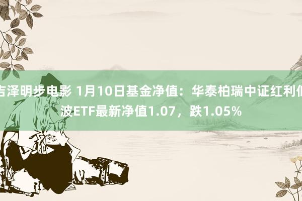 吉泽明步电影 1月10日基金净值：华泰柏瑞中证红利低波ETF最新净值1.07，跌1.05%