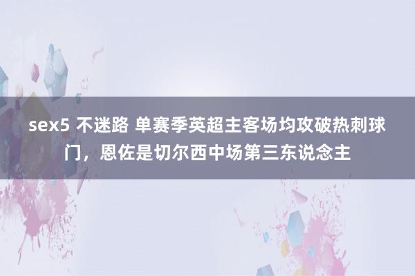 sex5 不迷路 单赛季英超主客场均攻破热刺球门，恩佐是切尔西中场第三东说念主