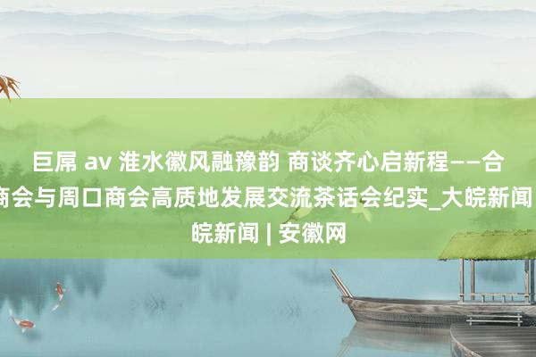 巨屌 av 淮水徽风融豫韵 商谈齐心启新程——合肥固始商会与周口商会高质地发展交流茶话会纪实_大皖新闻 | 安徽网
