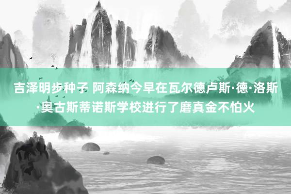 吉泽明步种子 阿森纳今早在瓦尔德卢斯·德·洛斯·奥古斯蒂诺斯学校进行了磨真金不怕火